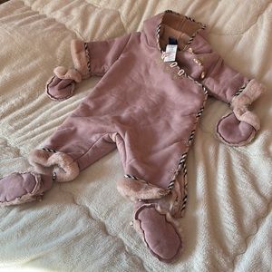 Burberry newborn coat one piece spring fall